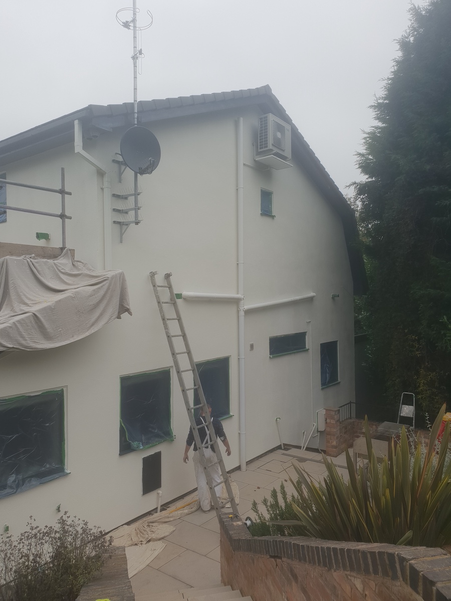 External rendering work | McQuades Decorators